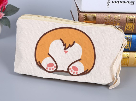 Corgi Wristlet with Matching Change Purse